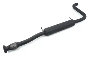 Резонатор под паук DK Pro треугольный фланец, с гофрой для ВАЗ 2110-2112 до 2008 г. в.