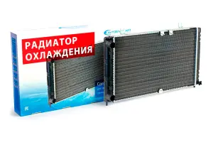 Радиатор охлаждения AVTOSTANDART для Лада Калина 2, Гранта, Датсун mi-DO, on-DO Радиатор охлаждения AVTOSTANDART для Лада Калина 2, Гранта, Датсун mi-DO, on-DO