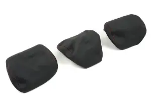 Уценка Обивка подголовников форма треугольная, экокожа, красная нить для Лада Гранта