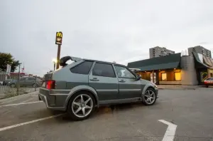 Накладки Апекс на задние арки для ВАЗ 2113, 2114 Без покраски Накладки Апекс на задние арки для ВАЗ 2113, 2114 Без покраски