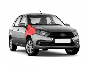 Крыло АвтоВАЗ переднее правое, с отверстием под повторитель для Лада Гранта FL Крыло АвтоВАЗ переднее правое, с отверстием под повторитель для Лада Гранта FL