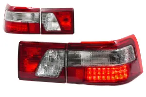 Задние фонари полностью светодиодные с анимацией Lexus, красно-белые для ВАЗ 2110
