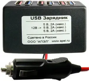 USB-зарядное устройство АПЭЛ 3-х канальное USB-зарядное устройство АПЭЛ 3-х канальное