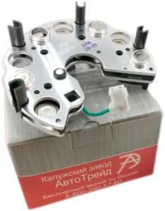 Выпрямительный блок диодный мост АвтоТрейд для ВАЗ 2110-2112, Лада Приора с генератором 9402.3701-03, 9402.3701-04 Выпрямительный блок диодный мост АвтоТрейд для ВАЗ 2110-2112, Лада Приора с генератором 9402.3701-03, 9402.3701-04