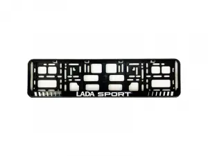 Рамка для номера LADA Sport белая Рамка для номера LADA Sport белая