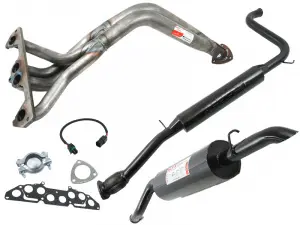 Выпускной комплект 4-2-1 с гофрой STT, 8V для Лада Калина 2, Гранта FL универсал