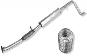 Резонатор CBD с гофрой нержавеющий для Лада Веста до 2018 г. в. Резонатор CBD с гофрой нержавеющий для Лада Веста до 2018 г. в.