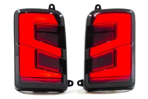 Задние светодиодные фонари в стиле Wrangler тонированные для Лада Нива 4x4, Нива 4x4 Урбан Задние светодиодные фонари в стиле Wrangler тонированные для Лада Нива 4x4, Нива 4x4 Урбан