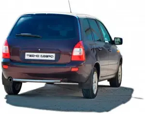 Защита заднего бампера Техно Сфера Труба нержавейка, d 51 мм для Лада Калина универсал