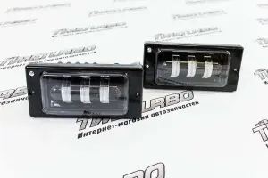 Светодиодные противотуманные фары Sal-Man 3 полосы, 30W для ВАЗ 2110-2112, 2113-2115, Шевроле Нива до рестайлинга Светодиодные противотуманные фары Sal-Man 3 полосы, 30W для ВАЗ 2110-2112, 2113-2115, Шевроле Нива до рестайлинга