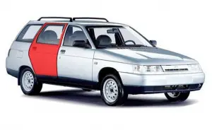 Дверь задняя АвтоВАЗ правая для ВАЗ 2111, Лада Приора универсал Дверь задняя АвтоВАЗ правая для ВАЗ 2111, Лада Приора универсал