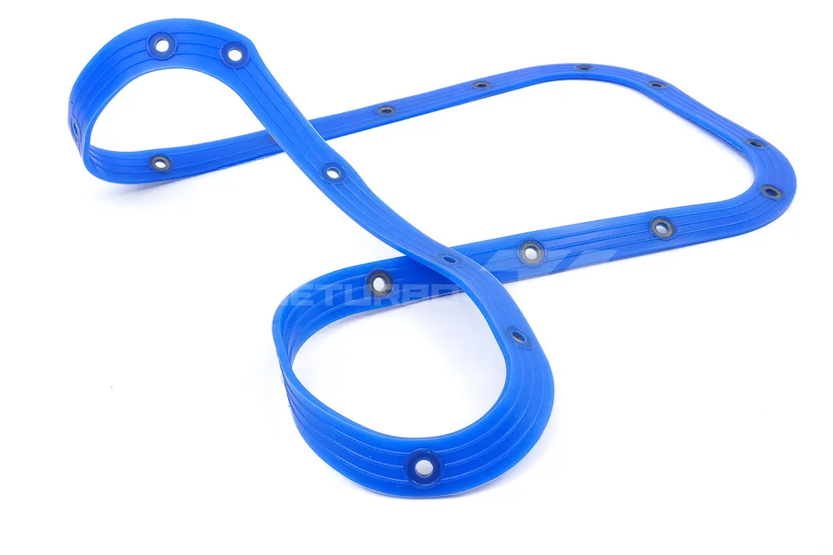 Прокладка масляного поддона CS20 2101 с металлическими шайбами, синяя для ВАЗ 2101, 2105, 2107 Прокладка масляного поддона CS20 2101 с металлическими шайбами, синяя для ВАЗ 2101, 2105, 2107