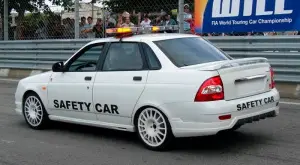 Задняя юбка SAFETY CAR для Лада Приора седан Без покраски