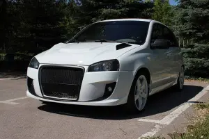 Капот DTM Я Робот для Лада Калина Без покраски Капот DTM Я Робот для Лада Калина Без покраски