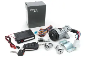 Замок зажигания с активным выкидным ключом в стиле Ауди и комплектом сигнализации SMART LOCK для ВАЗ 2110-2112 Замок зажигания с активным выкидным ключом в стиле Ауди и комплектом сигнализации SMART LOCK для ВАЗ 2110-2112