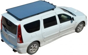 Багажник-платформа экспедиционный Техно Сфера Трофи с алюминиевым листом для Лада Ларгус Чёрный мат Багажник-платформа экспедиционный Техно Сфера Трофи с алюминиевым листом для Лада Ларгус Чёрный мат