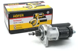Стартер HOFER 1.55 кВт, редукторный для ВАЗ 2108-21099 Стартер HOFER 1.55 кВт, редукторный для ВАЗ 2108-21099