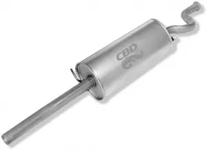 Глушитель CBD нержавеющий для ВАЗ 2110 до 2009 г. в., 2111 до 2006 г. в. объём двигателя 1,5 л, 1,6 л