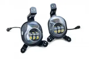 Диодные ПТФ Sal-Man 50W двухрежимные для KIA Rio Диодные ПТФ Sal-Man 50W двухрежимные для KIA Rio