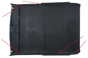 Уценка Жесткий потолок черный на 3-дверную Лада Нива 4х4 залом