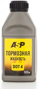 Тормозная жидкость ASP DOT 4 500 мл