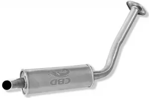 Резонатор закатной CBD для ВАЗ 2105, 2107 Евро-3, инжекторный двигатель