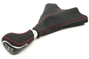 Ручка КПП с кожухом, экокожа для Лада Веста