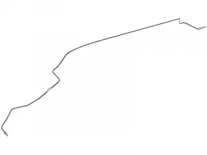 Трубка к левому заднему тормозу АвтоВАЗ в сборе под дисковые тормоза для Лада Веста Трубка к левому заднему тормозу АвтоВАЗ в сборе под дисковые тормоза для Лада Веста