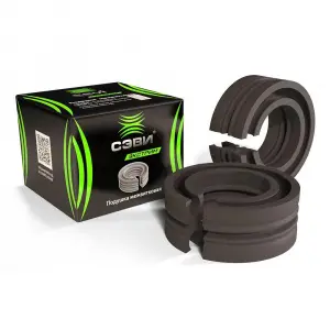 Подушки межвитковые СЭВИ ЭКСТРИМ расстояние между витками 15 мм в передние пружины для Лада Нива 4x4