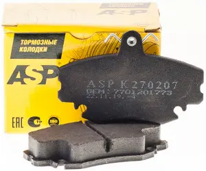 Тормозные колодки ASP MENSAN передние для Лада Ларгус с 8-ми клапанным двигателем Тормозные колодки ASP MENSAN передние для Лада Ларгус с 8-ми клапанным двигателем