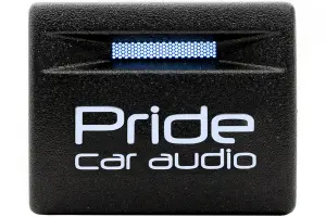 Кнопка пересвеченная Pride car audio с индикацией для Лада Калина 2, Гранта, Гранта FL, Приора, Приора 2, Нива 4x4, Нива Legend