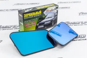 Зеркальные элементы стекло без обогрева, с бирюзовым антибликом для ВАЗ 2108-2109, 2113-2115