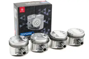 Поршни СТК 21124 в сборе с пальцами и кольцами для ВАЗ 2110-2112, 2113, 2114 Поршни СТК 21124 в сборе с пальцами и кольцами для ВАЗ 2110-2112, 2113, 2114