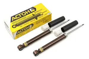 Амортизаторы АСТОН задней подвески газомасляные, с занижением 30 для Лада Веста