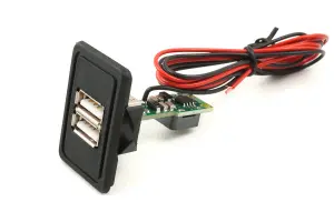 USB-зарядное устройство на 2 слота для ВАЗ 2108-21099, Нива 4х4 21213, 21214, 2131