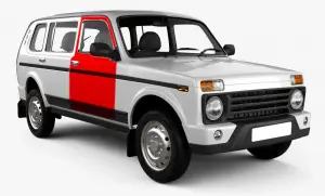 Передняя правая дверь АвтоВАЗ для Лада Нива 4х4, Нива 4х4 Урбан 5-ти дверная Передняя правая дверь АвтоВАЗ для Лада Нива 4х4, Нива 4х4 Урбан 5-ти дверная