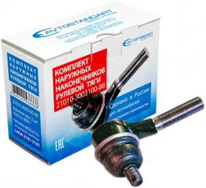 Комплект наружных наконечников рулевой тяги коротких AVTOSTANDART для ВАЗ 2101-2107