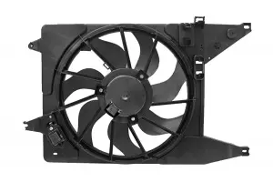 Электровентилятор Luzar охлаждения с кожухом, с резистором для Лада Ларгус 16-ти клапанный двигатель, Renault Logan c A/C Электровентилятор Luzar охлаждения с кожухом, с резистором для Лада Ларгус 16-ти клапанный двигатель, Renault Logan c A/C