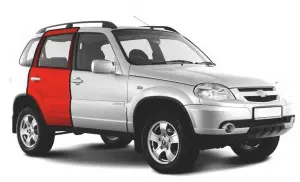 Дверь задняя АвтоВАЗ правая нового образца для Шевроле Нива после 2009 года выпуска Дверь задняя АвтоВАЗ правая нового образца для Шевроле Нива после 2009 года выпуска