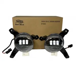 Диодные ПТФ Sal-Man 50W двухрежимные для Chevrolet Aveo Диодные ПТФ Sal-Man 50W двухрежимные для Chevrolet Aveo