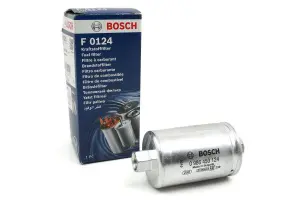 Фильтр топливный BOSCH 0 986 450 124 для ВАЗ 2104, 2105, 2107, 2108-21099, 2110-2112, 2113-2115, Лада Нива 4х4, Шевроле Нива инжекторный двигатель