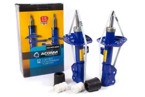 Стойки передние АСОМИ SPORT газомаслянные для установки с заниженными пружинами для Лада Веста Спорт