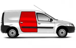 Дверь задняя АвтоВАЗ правая глухая Лада Ларгус фургон Дверь задняя АвтоВАЗ правая глухая Лада Ларгус фургон