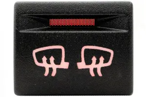 Кнопка пересвеченная обогрева зеркал заднего вида с индикацией для Лада Калина 2, Гранта, Гранта FL, Приора, Приора 2, Нива 4x4, Нива Legend