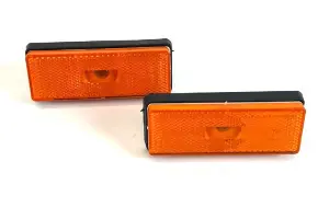 Поворотники боковые стиль Канада, желтые для ВАЗ 2106, Лада Нива 4х4