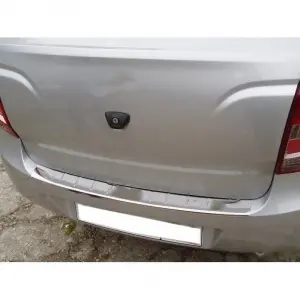 Накладка на задний бампер, хромированная с надписью Granta для Лада Гранта седан