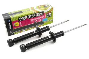 Амортизаторы задние АСОМИ KIT Sport газомаслянные, с занижением 50 мм для ВАЗ 2108-21099, 2110-2112, 2113-2115, Лада Калина, Калина 2, Гранта, Приора, Датсун mi-DO, on-DO