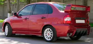 Cпойлер AVR Самурай для Лада Калина седан Без покраски Cпойлер AVR Самурай для Лада Калина седан Без покраски