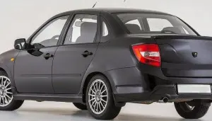 Пороги Спорт для Лада Гранта седан Без покраски