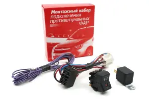 Проводка противотуманных фар Луч ПТФ для ВАЗ 2103, 2106, Лада Нива 4х4